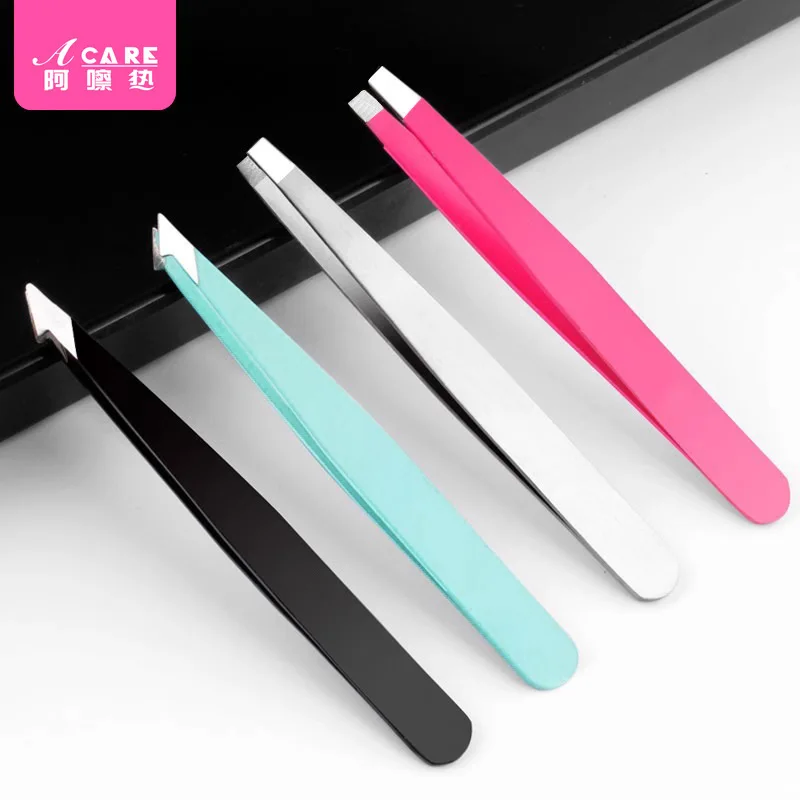 Eyebrow clip D1-easy to use tweezers eyebrow trimmer eyebrow tool beard plucking tool stainless steel eyebrow pliers hook mouth