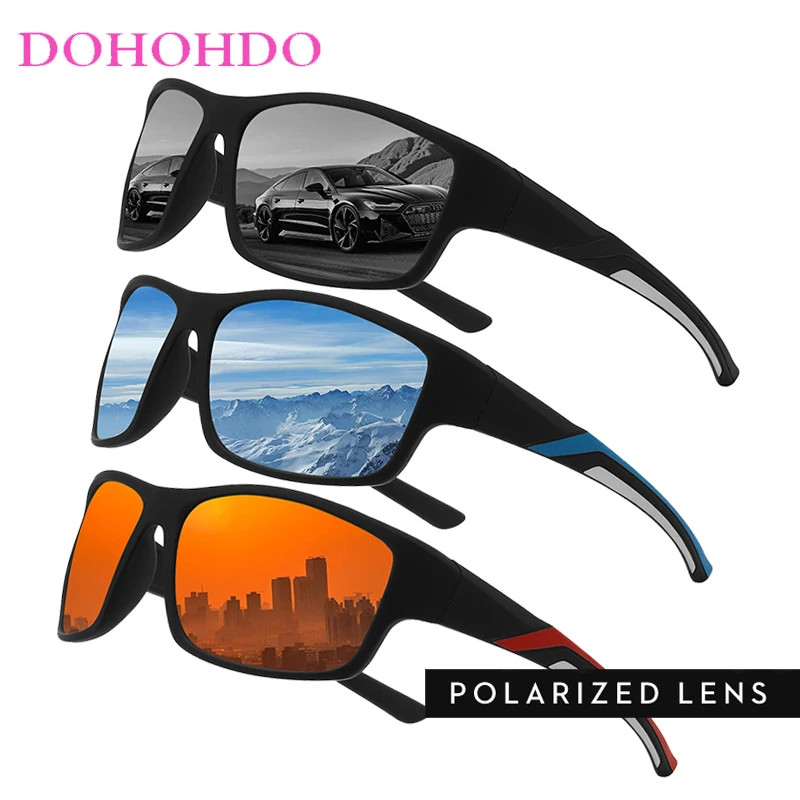 Classic Luxury Photochromic Lenses Sunglasses Men Women Outdoor Sports Driving Night Vision Polarized Anti-Glare Goggles UV400