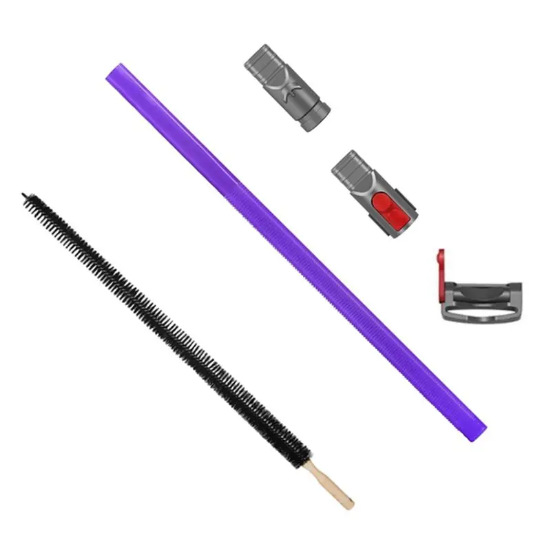 ABBZ-5PCS Dryer Vent Cleaner Kit  For Dyson V7 V8 V10 V11 V12 V15 V6  Dryer Vent Attachment   For Corners And Gaps Lint Removal