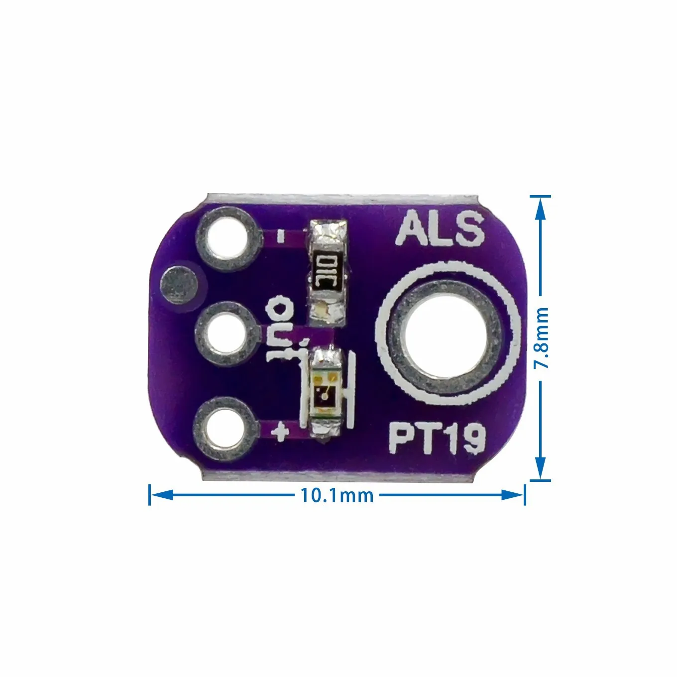 ALS-PT19 modulo sensore di luce analogico scheda Breakout sensore di luce ad alta gamma dinamica per modulo sensore UV luce Arduino 2.5V-5.5V