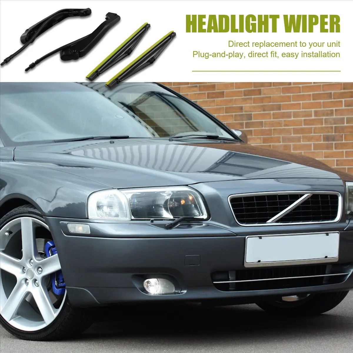 

New Headlight Wiper RH+LH For Volvo 960 S80 S90 V90 Main in Car Light