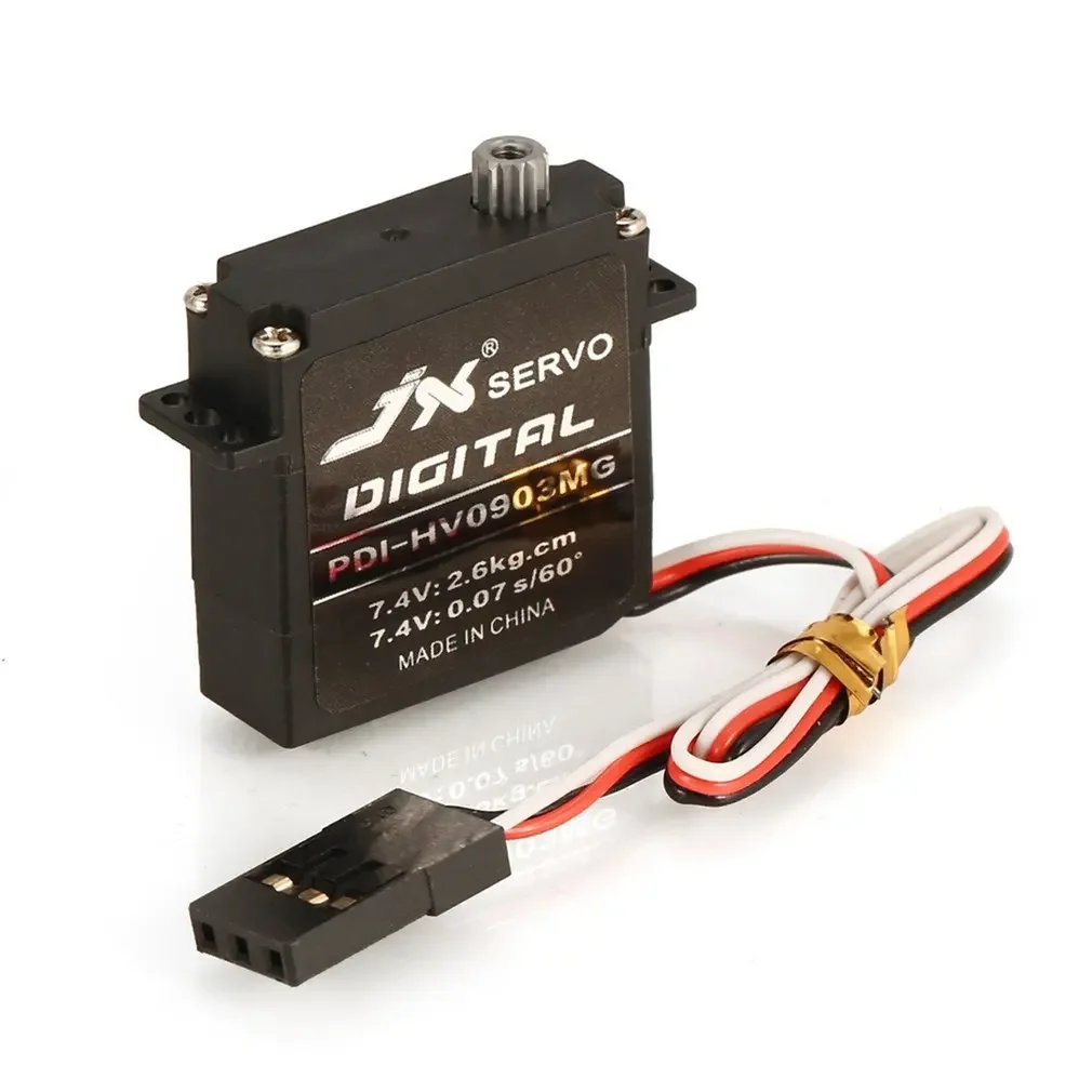 JX 2.6kg Mini Coreless Servo PDI-HV0903MG Digital Metal Gear DC6~7.4V Micro Motor for RC Car Fixed Wing Plane Racing Drone Part