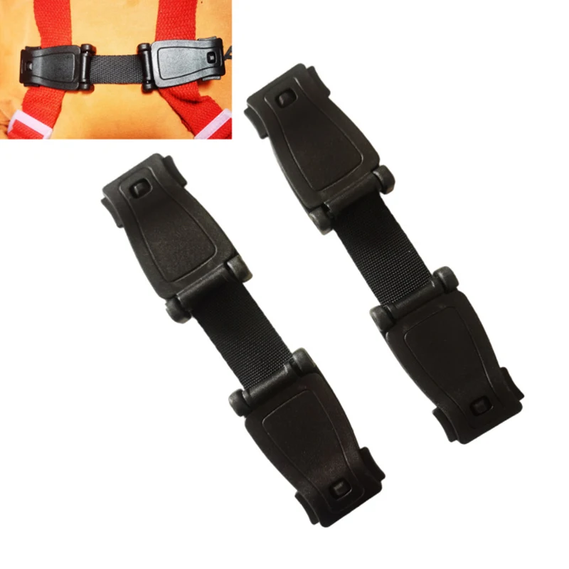 Car Seat Belt Adjustable Strap Highchair Safety Harness Strap Lock Anti Escape Child Baby Chest Clip Travel Car Backpack Clip