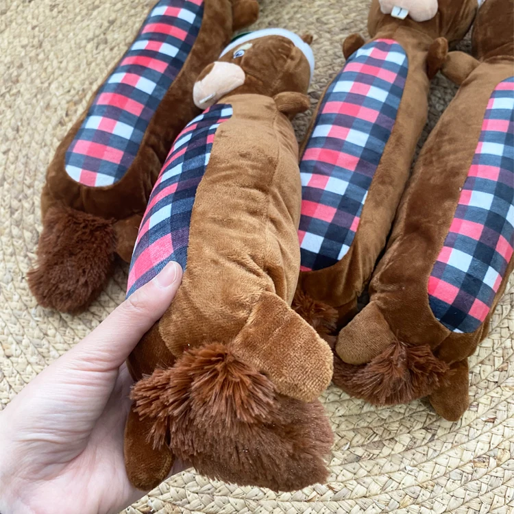 Pet destuffing artifact plush toy vocal golden retriever corgi large and medium-sized dog soothing companion toy self-hi