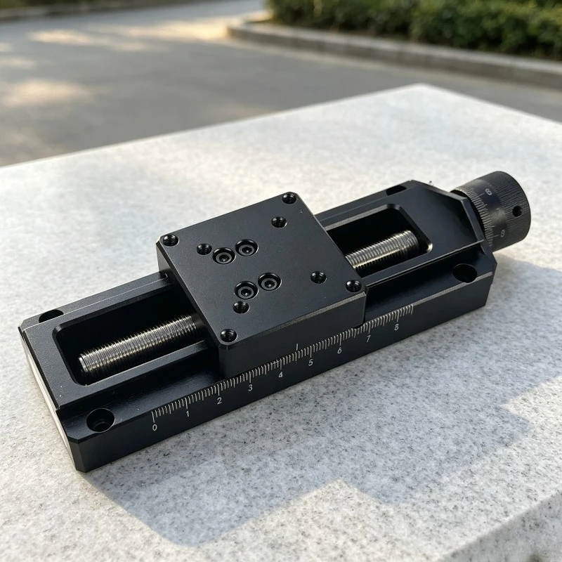 Micrometer Manual Translation Stage Dovetail Adjustment Slide Precision Displacement Platform PT48-75G PT76-150G Optical Lab