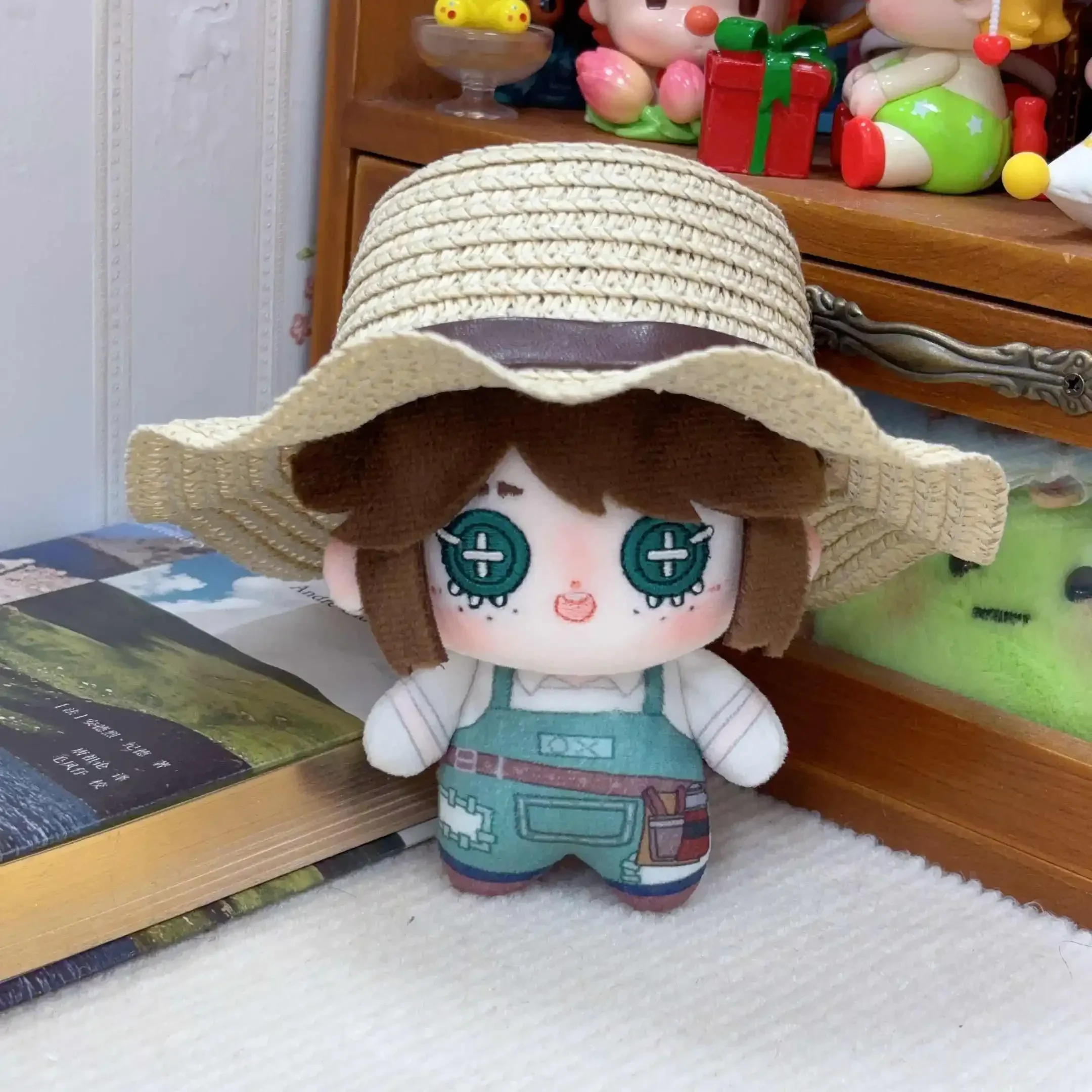 لعبة الهوية الخامس البستاني إيما وودز دمية قطنية صغيرة قطيفة قلادة رائعتين نجم البحر الجسم المفاتيح اللعب هدية عيد ميلاد 10 سنتيمتر #5