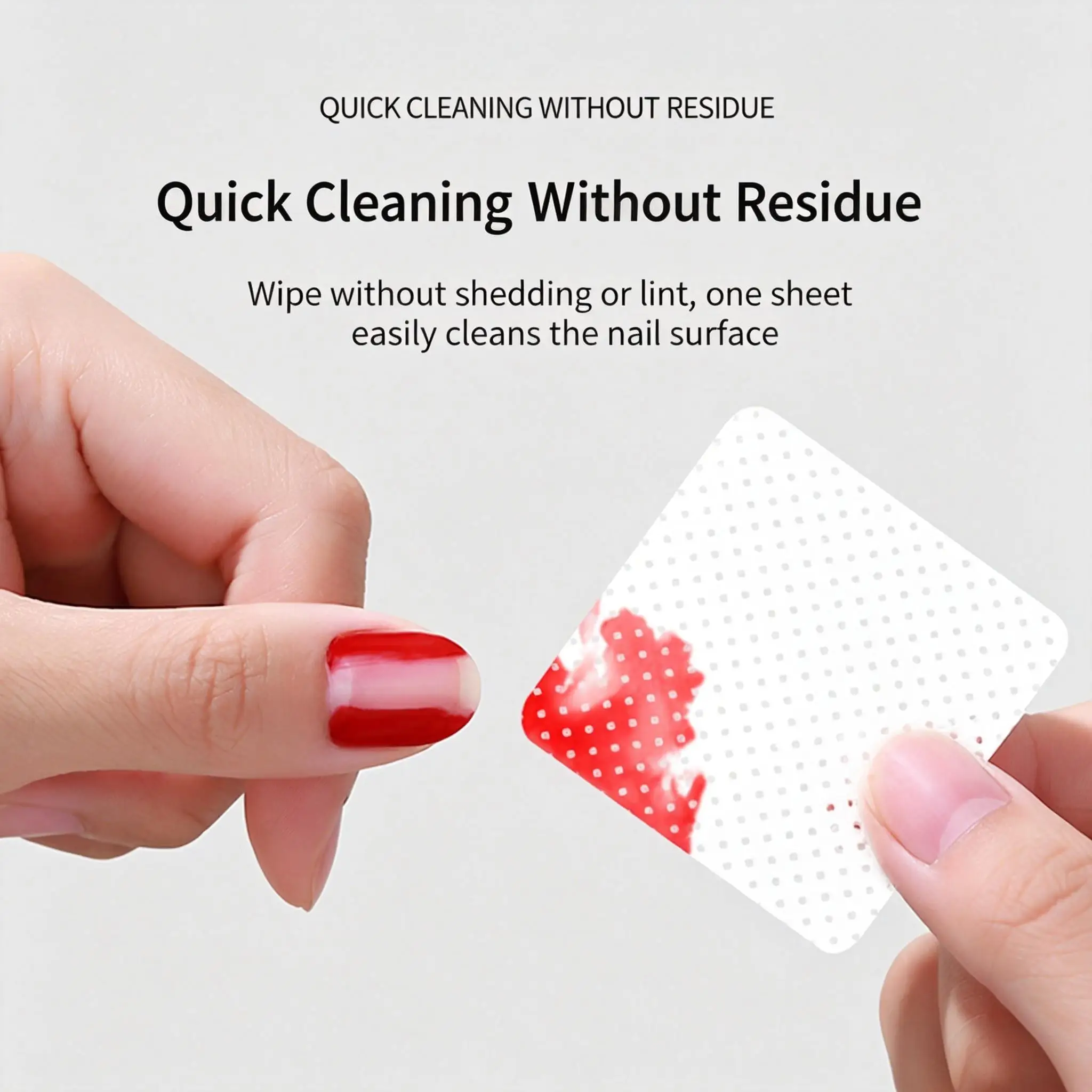 20/200/600pcs Lint-Free Gel Nail Wipes Aluminum-Free Nail Polish Remover Pads for NaiArt Beauty Nail Cleaning Care