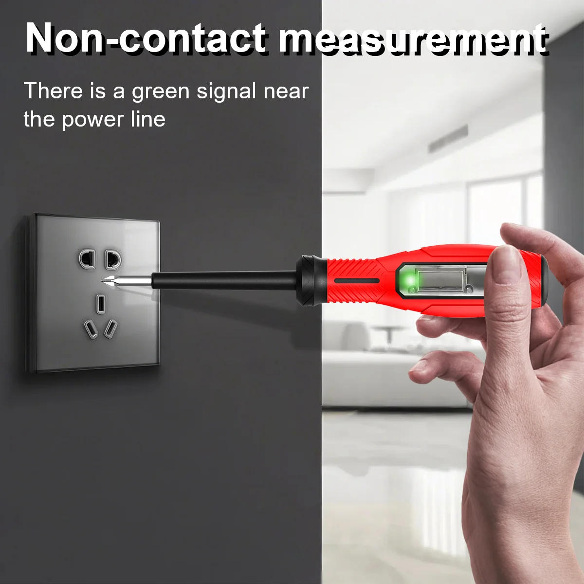 LY86D Circuit Breakpoint Detector Digital LCD Voltage Tester Flat/Cross Screwdriver  AC Voltage Detector Voltmeter Electric Pen