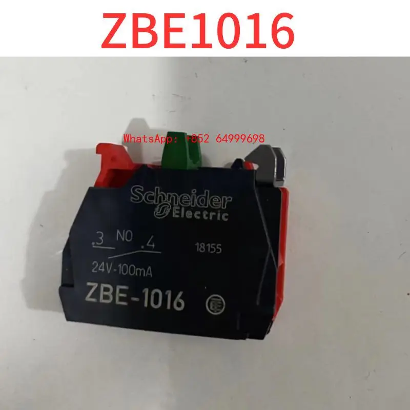 Second-hand ZBE1016 single contact module 1NO gold-plated contact suitable for 22 button heads