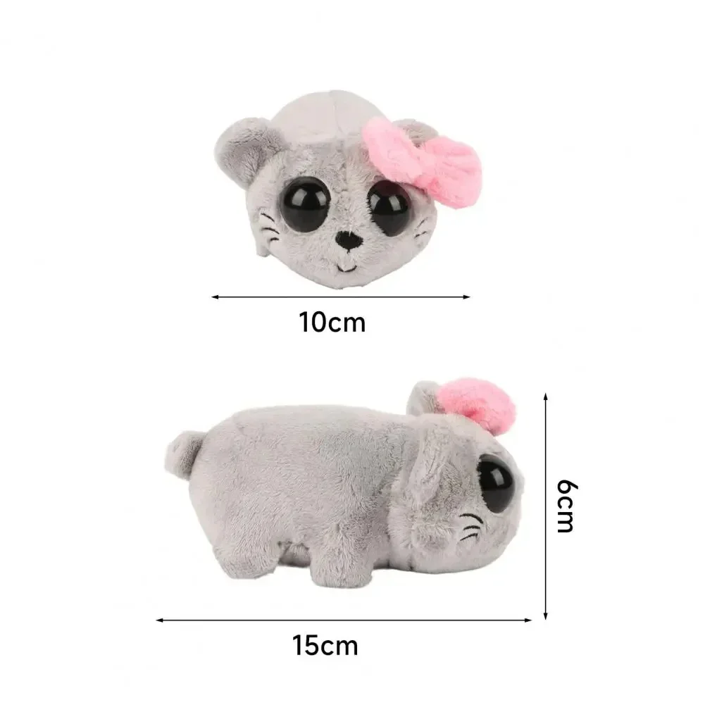 Kawaii triste criceto musicale peluche morbido peluche simpatico criceto bambole di peluche per bambini bambini regalo di compleanno di natale