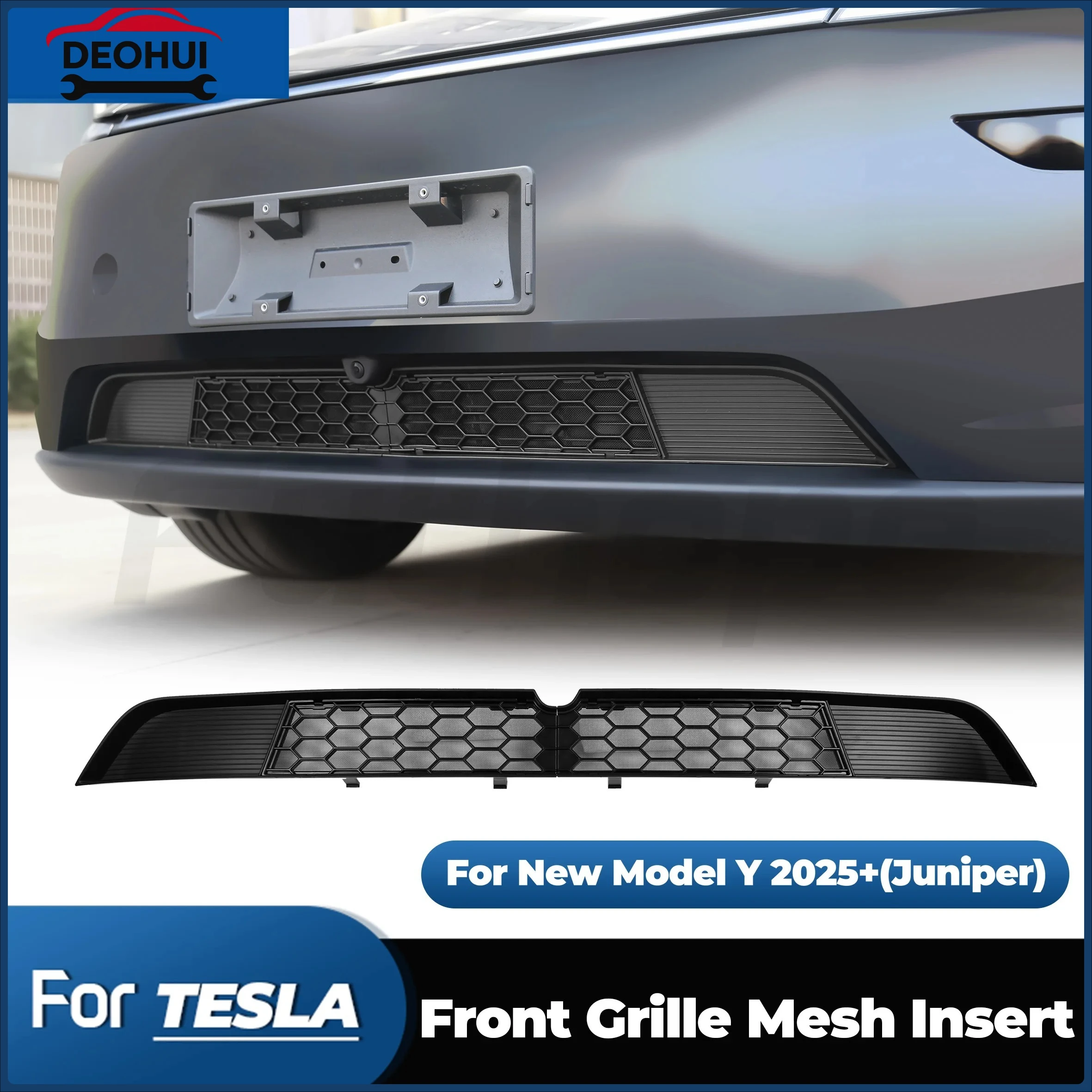 

CSDOH Split Detachable Insect-proof Net For Tesla New Model Y Juniper Launch Air Conditioning Modified Air Intake Cover