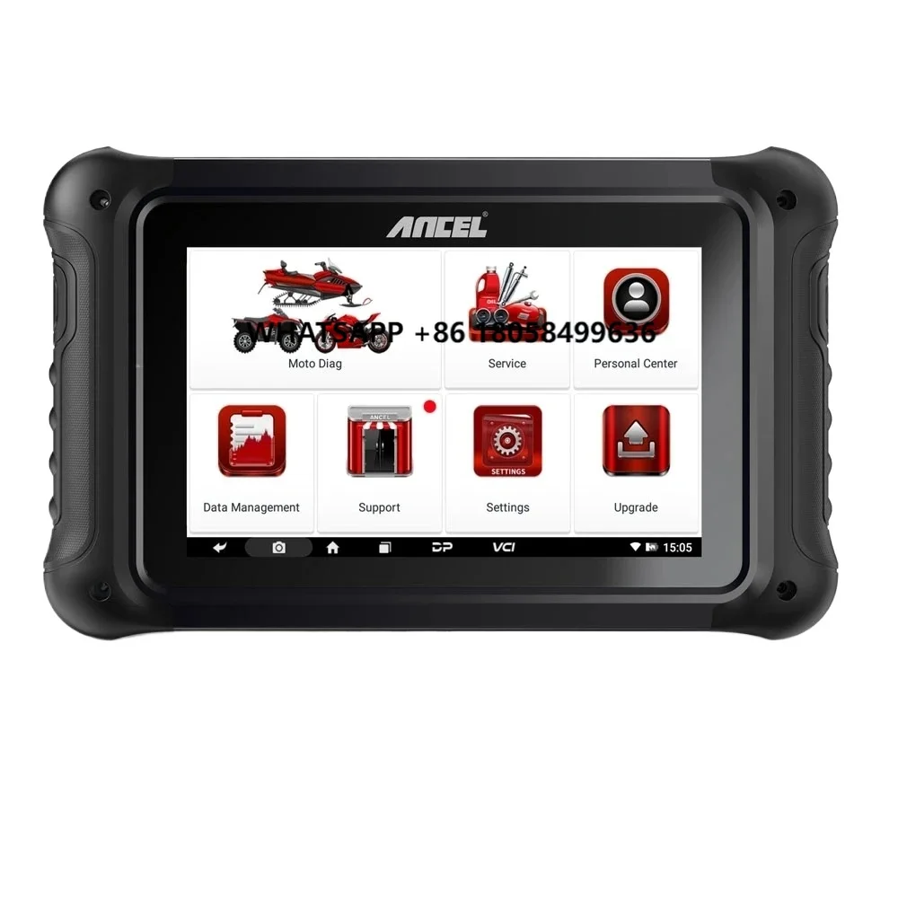 ANCEL MT700 Motorcycles All Systems Diagnostic Tool  for /Ducati/H-onda/Su-zuki Oil Service ECU Reset ABS Bleeding TPS