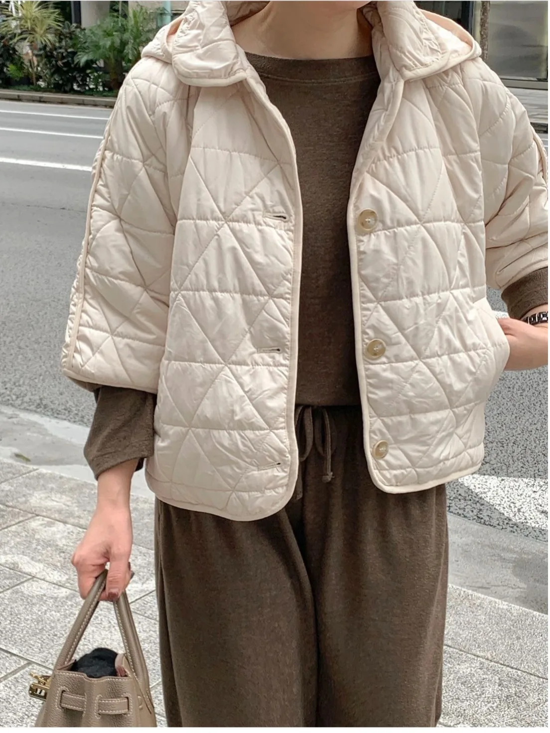 

Корейский Sle Ретро Простой съемный капюшон Seven Sve Cotton Jaet Женский весенне-осенне-зимний длинный све обычной длины