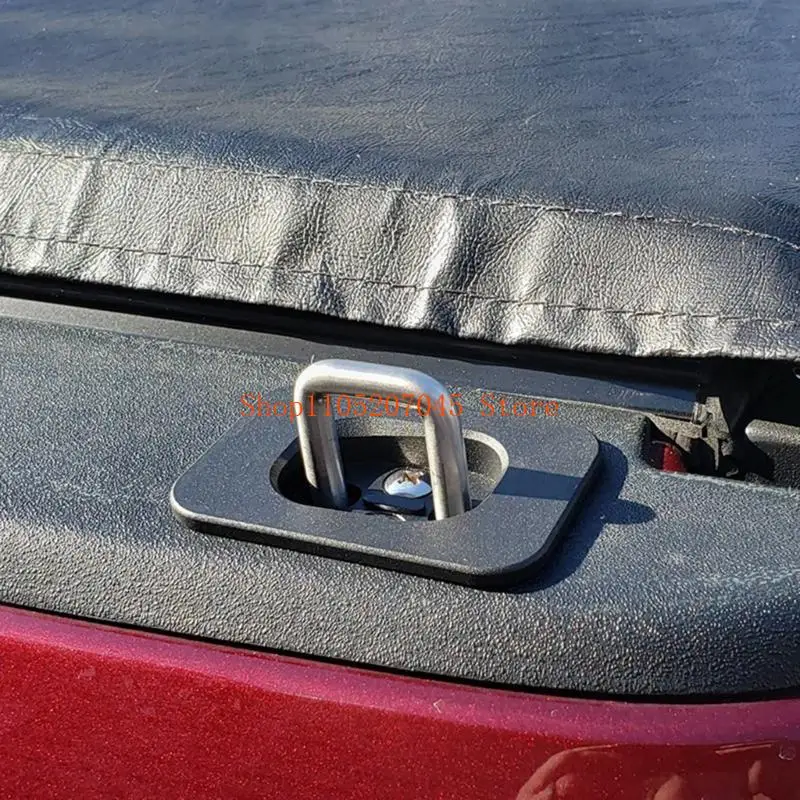 37cd مرساة مرساة قابلة للسحب لسرير الشاحنة على الجانب العلوي حلقات D لذاكرة الوصول العشوائي F150 #2