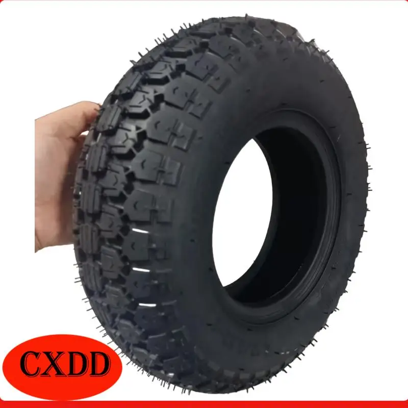 Elderly Scooter Tire 4.10/3.50-6 Inner Outer Tire Electric Scooter Tricycle Wheel Inner Tube, Outer Tire, Set