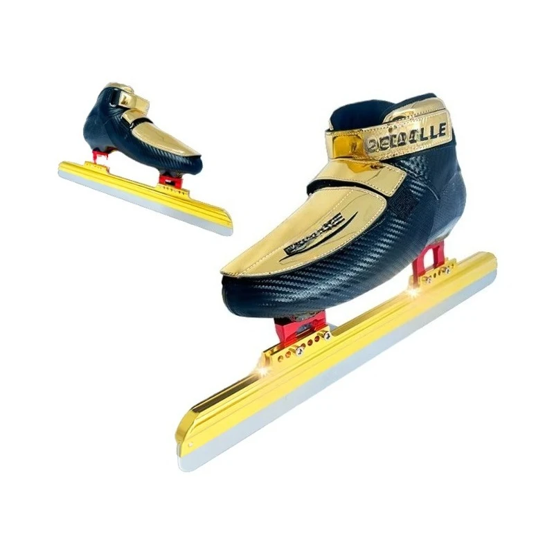 Short Track Adult Racing Ice Speed Skating Men Women Carbon Fiber Shell Laser Engraving Warm
