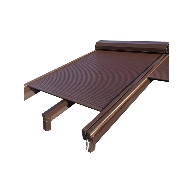 Outdoor adjustable electric aluminum canopy sun room shading and heat insulation artifact combined material balcony roof terrace