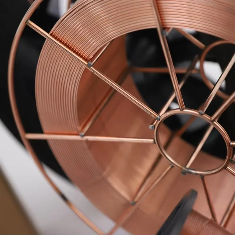 TKweld Carbon Steel Copper Cored 0.8-1.6mm  Protection CO2 MIG Solid ER70S-6 Welding Wire