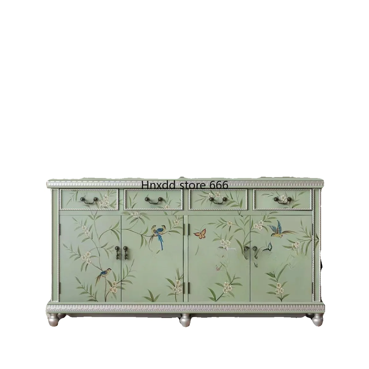 

Entrance Cream Wind Simple Wind Storage Retro Shoe Cabinet