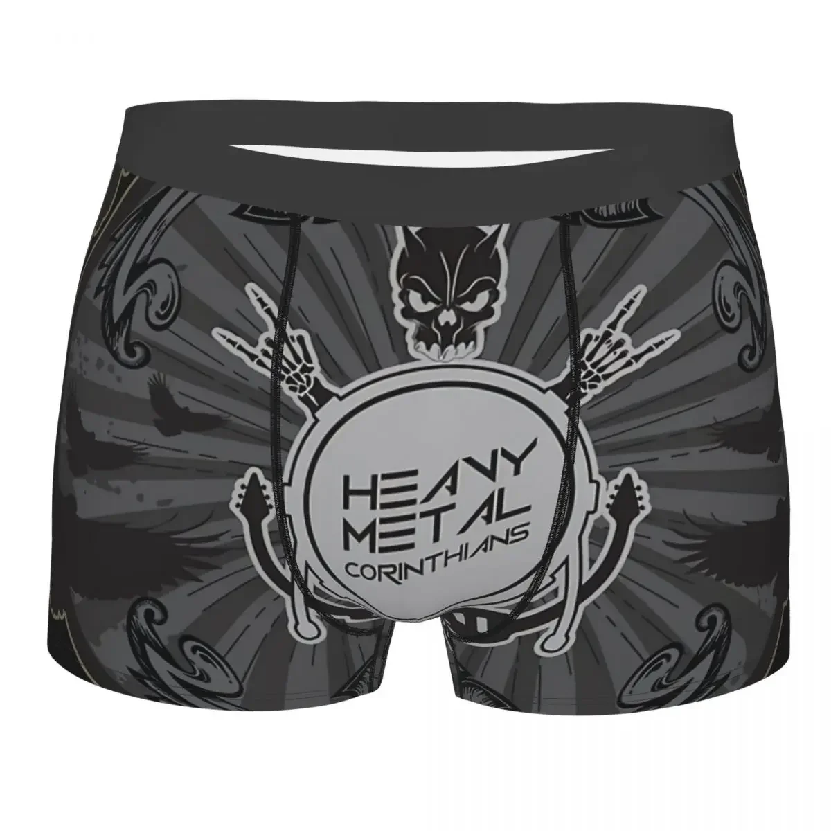 Heavy  Corvos Man's Boxer Briefs Underpants Black  Highly Breathable High Quality Gift Idea