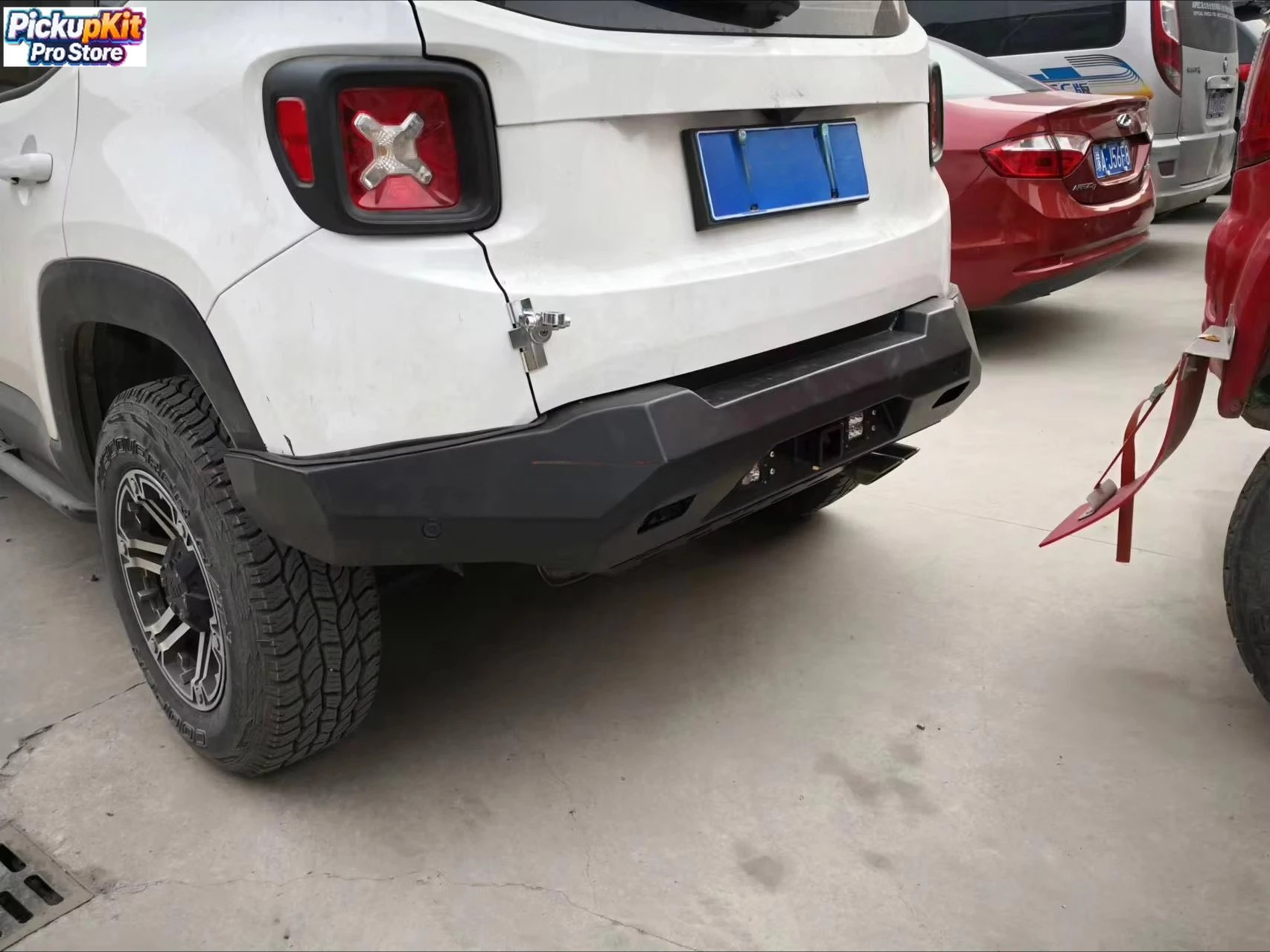 

Heavy-Duty Rescue Reinforced Steel Rear Bumper for Renegade