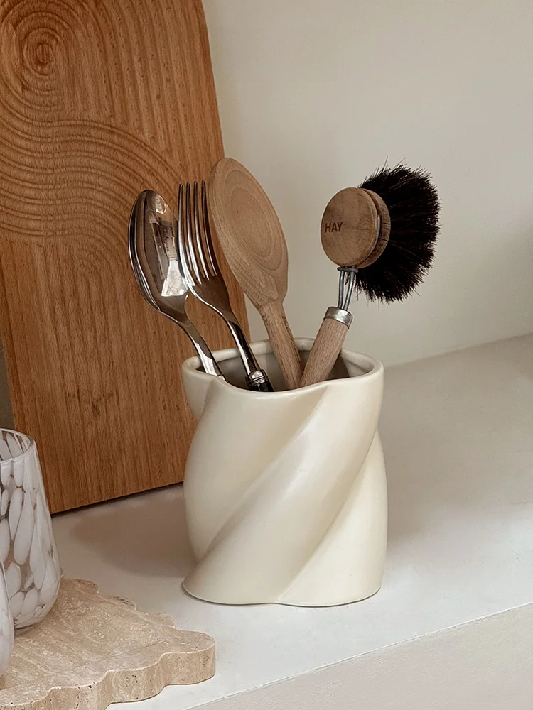

Aiyuzhu Home Cerc Dining Utensil Storage Can Fork Spoon Chopstis Kitchen Storage Buet Simple Dining Utensil Cage