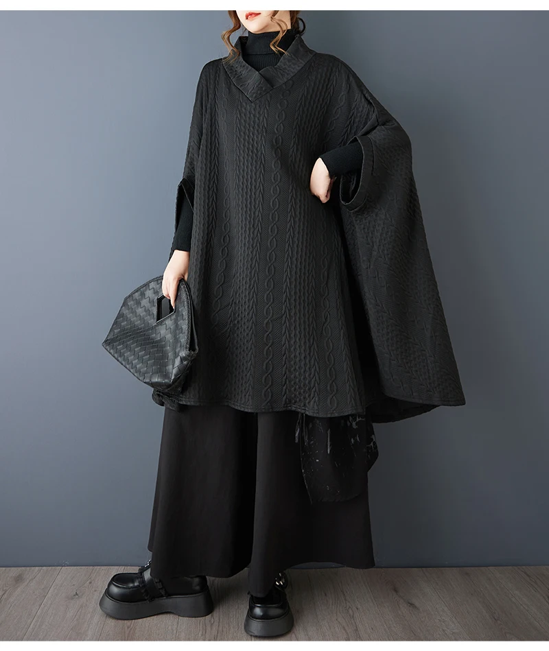 

Корейское пальто SuperAen, женское весенне-осеннее свободное пальто 2025 года, повседневное модное пальто с длинными рукавами