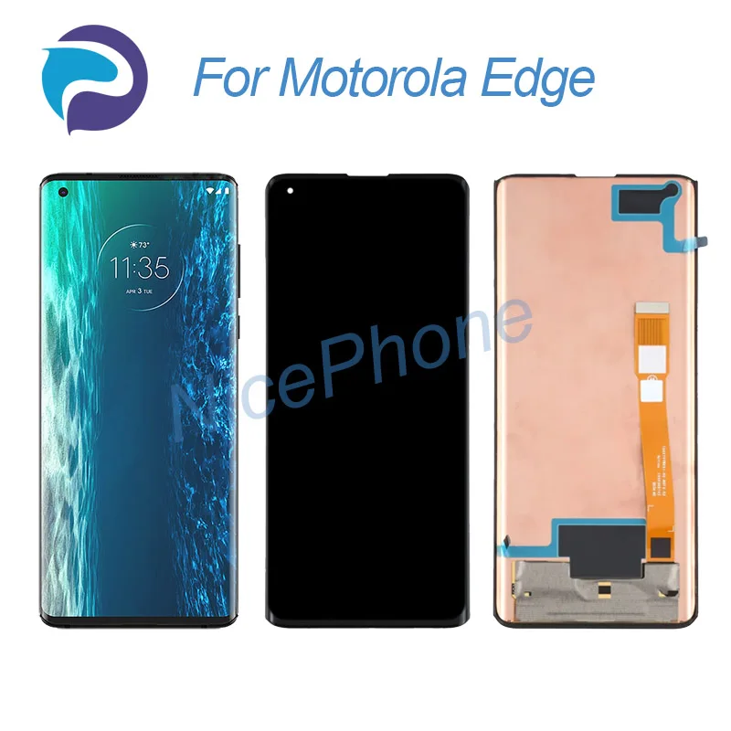 for Motorola Edge LCD Screen + Touch Digitizer Display 2340*1080 XT2063-2, XT2063-3 For Moto Edge LCD Screen Display