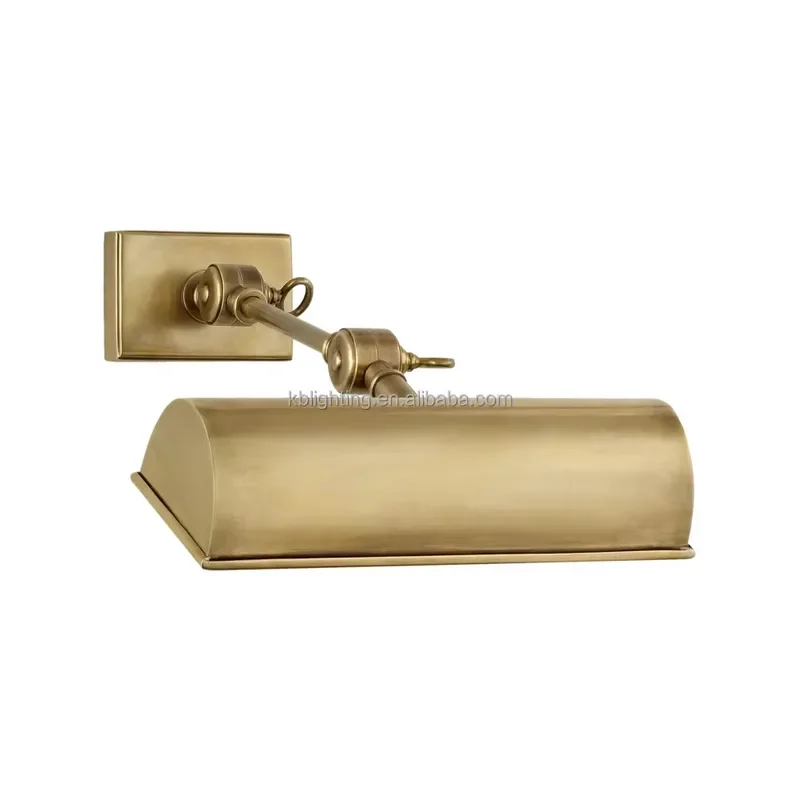 Hot Selling Nordic Modern Outdoor Art LED Rotatable Wall Lamp Gold Picture Light for Art Work Living Room Decorating