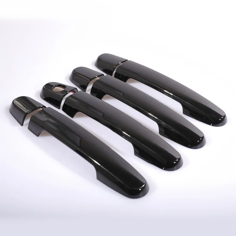 Glossy Black Car Door Handle Cover Bowls Sticker for Toyota Corolla 2004 2005 2006 2007 2008 2009 2010 2011 2012 2013 Styling