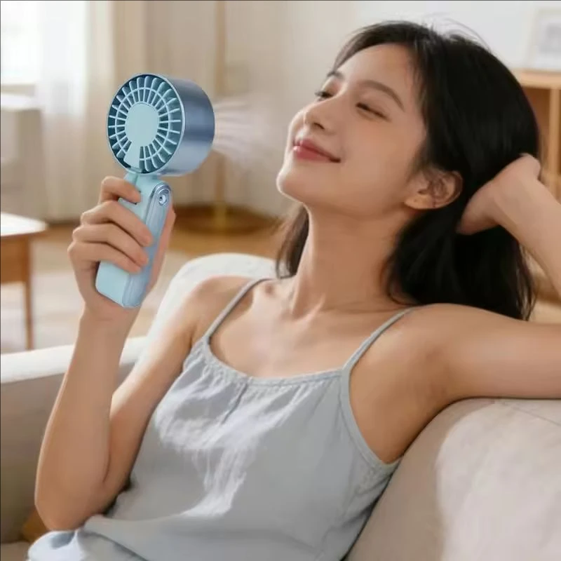 Mi Folding Cooling Desk Small Fan Rechargeable Portable Handheld Fan Convenient Outdoor Air Coolers Tool Easy to Carry