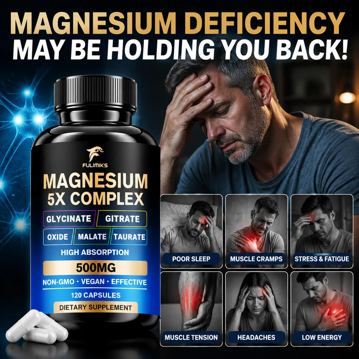 Magnesium Complex Extra Streng - Health Wellness & Nutrition Center Llc recensie en prijs