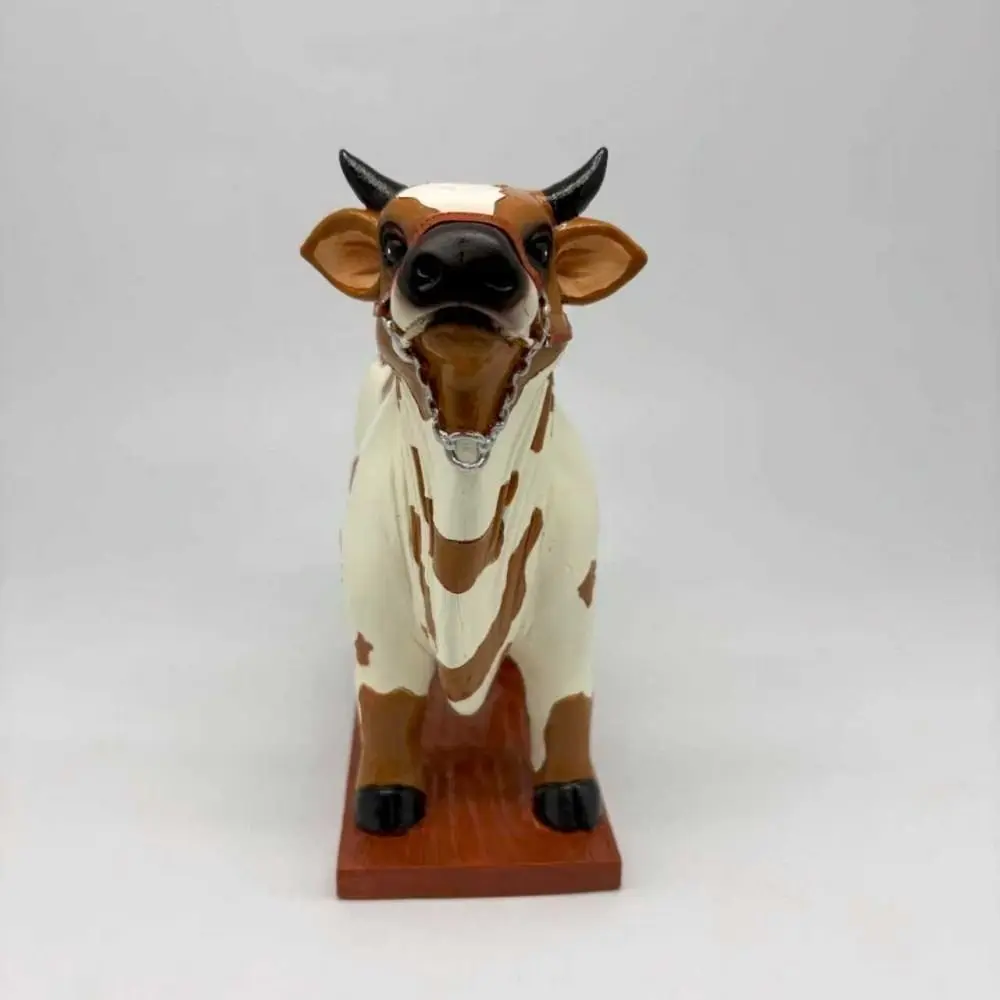 Dispensadores de licor Nelore Bull com capacidade de 300ML, recipiente de bebidas em forma de animal artesanal com base estável multiuso