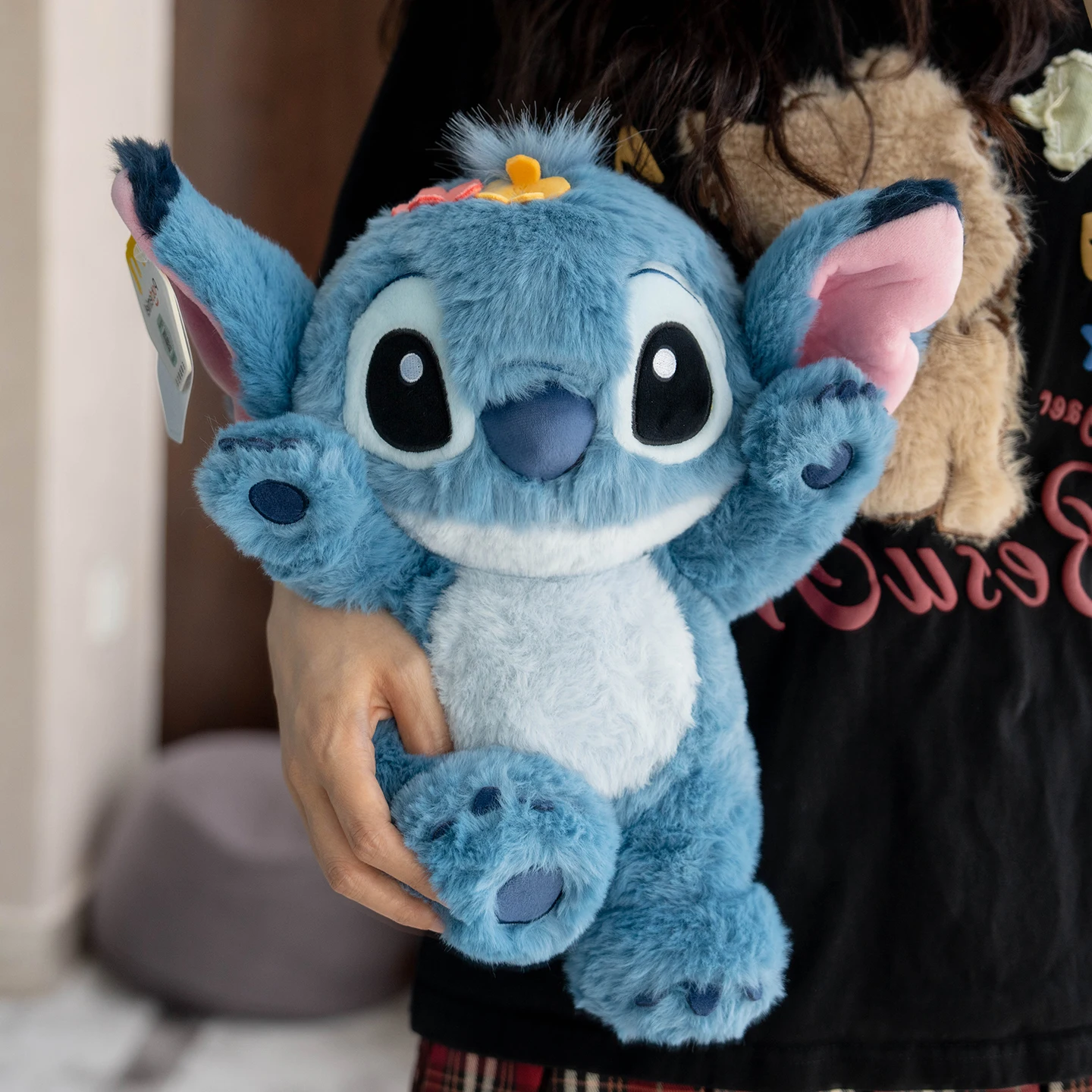 Genuine Disney Stitch Angel Scrump Plush Toy Anime Lilo & Stitch Stuffed Toys Kawaii Cartoon Cute Doll Kids Birthday Gift Hot view 3