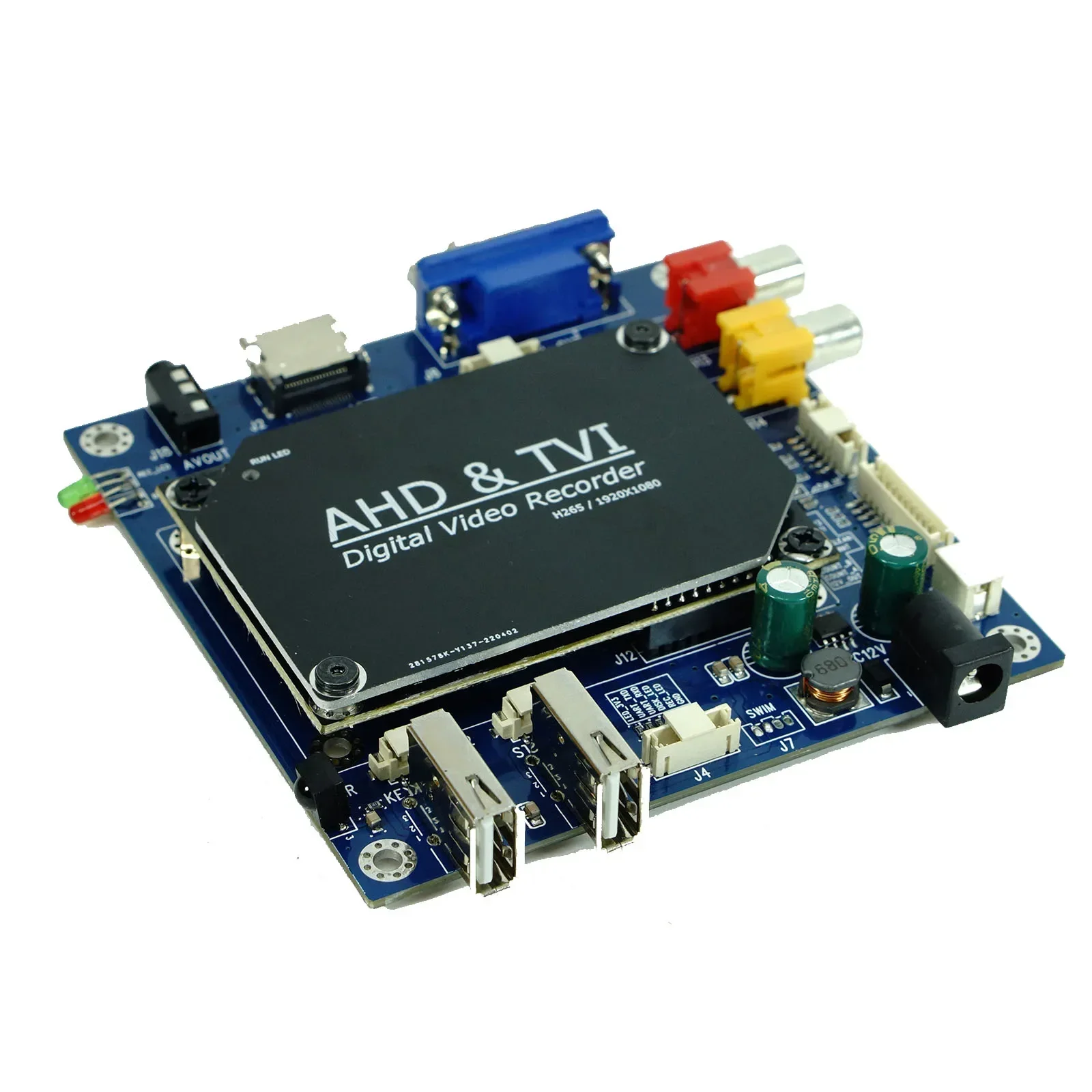 1channel DVR Board AHD 1080P Video Recording Board DVR Board Video and Audio Module with Remote Control Support Ahd Cvbs Camera