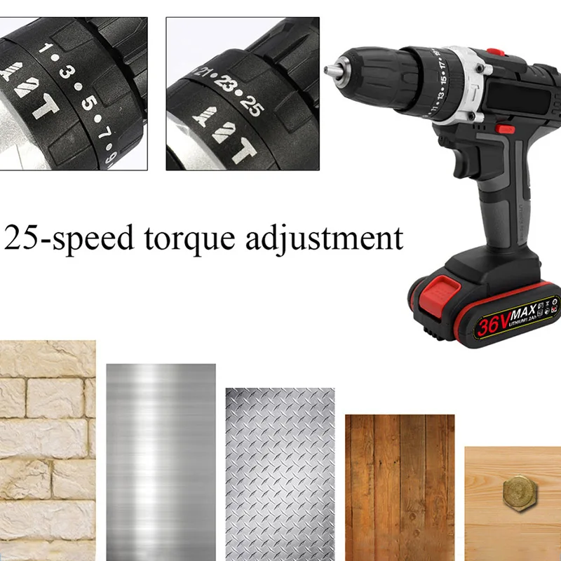 Professional Nail Drill Machine Wireless Screwdriver Wireless Electric Brushless Box Kit Electrician Tools Bag Mini Battery Tool - Image 3
