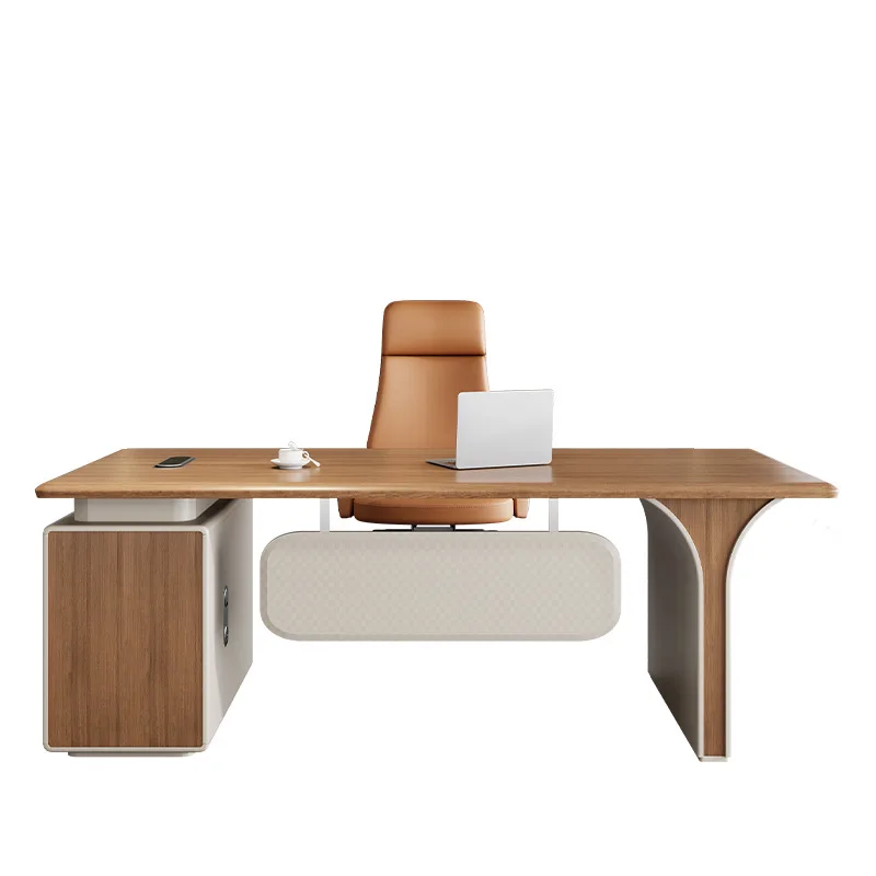 grade plate manager boss desk and chair combination simple modern single supervisor office