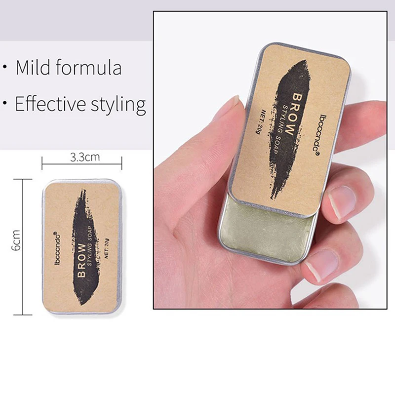 Naturalny, przezroczysty żel do brwi: uniwersalny stylizator do brwi z pędzelkiem dla wyraźnego i naturalnego wyglądania.