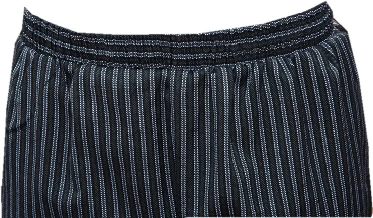 Pantalon de chef rayé à carreaux unisexe, pantalon de travail, service alimentaire, livraison gratuite, automne et hiver