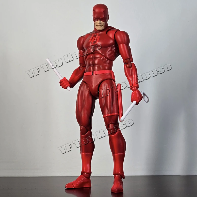 Nouveau Ct jouets Daredevil noir rouge Figure SHF Mafex 223 bande dessinée Version Anime Figurine Statue modèle cadeaux enfants jouets