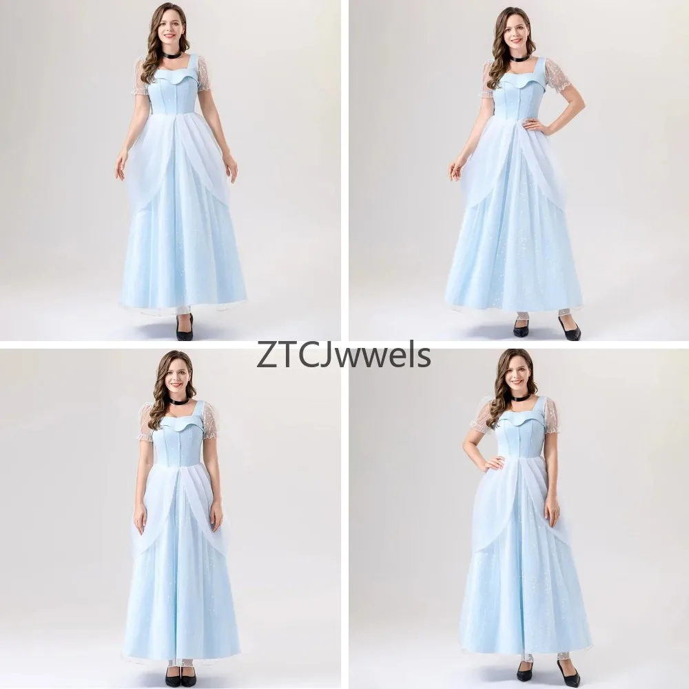 

Костюм для косплея Золушки: платье принцессы-горничной в стиле аниме для Хэллоуина, сказочная ролевая игра, нарядное представление