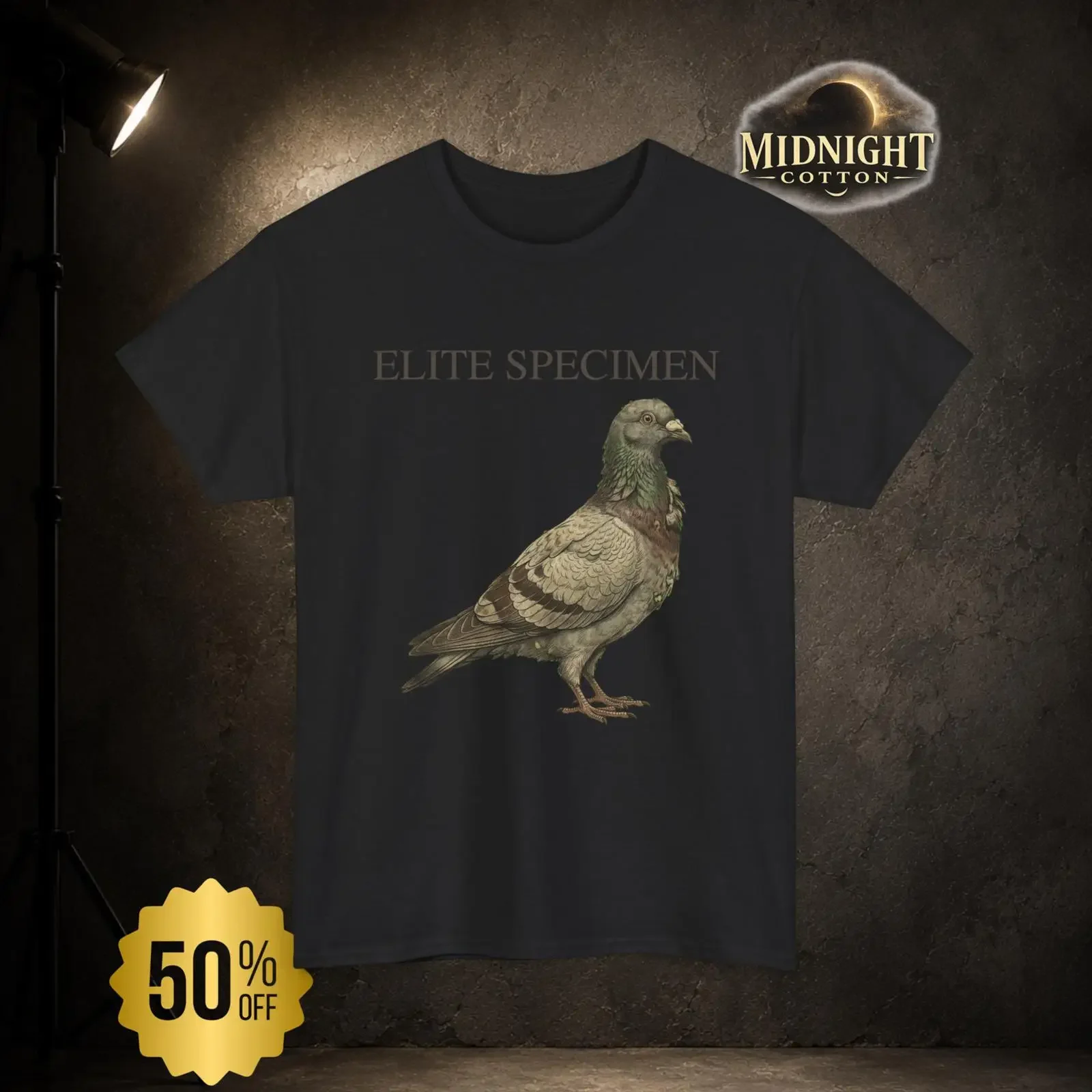 Elite Specimen Pigeon T Shirt Funny Weird Bird Absurd Meme Animal Vintage Internet Humor  vintage Washed Breathable