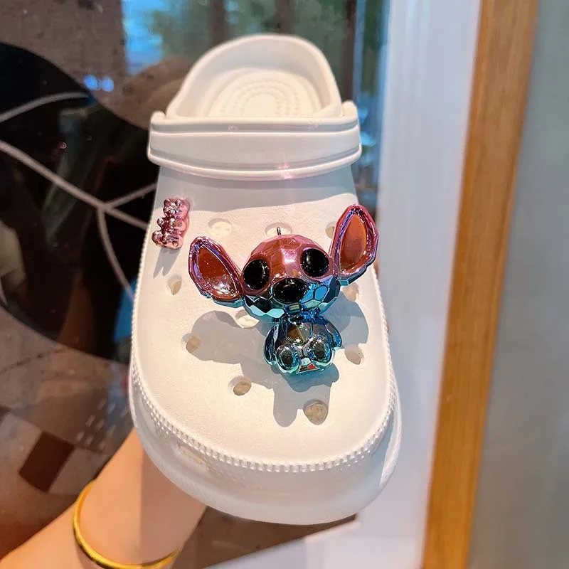 Exclusive Various Models 3D Gradient Glossy Bear Clog Charms Lightweight Stylish Block Figure Premium Clog Ornaments