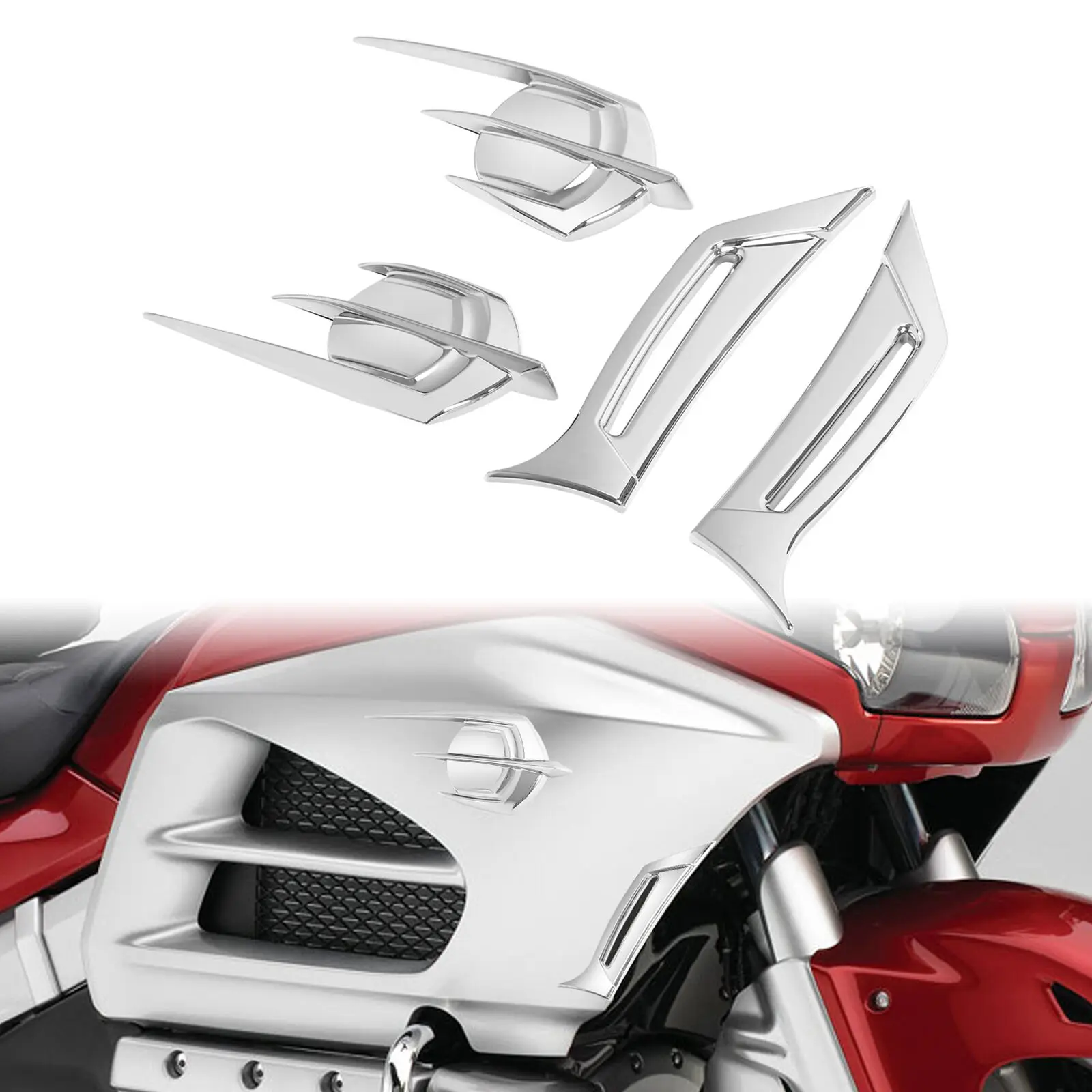 Fairing Intake Scoops Falcon Emblem Cover For  Goldwing GL1800 2012-2017 2016 2015 2013 2014 Motorcycle Accessories
