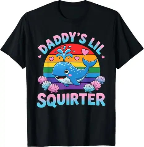 Unangebrachtes, lustiges „Daddy's Lil Squirter“ T-Shirt für Frauen, Y2k, freche Scherzgeschenke, Humor, Mädchen, Reise, Outdoor-Kleidung – Detail 14