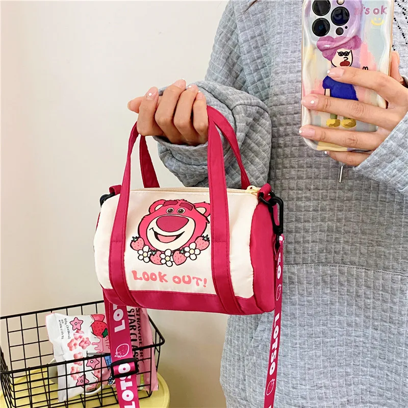 Disney Stitch torba na ramię Crossbody torby Stitch mała torebka damska studenci pojedyncze torby na ramię dziewczęce torebka Chistmarst prezenty