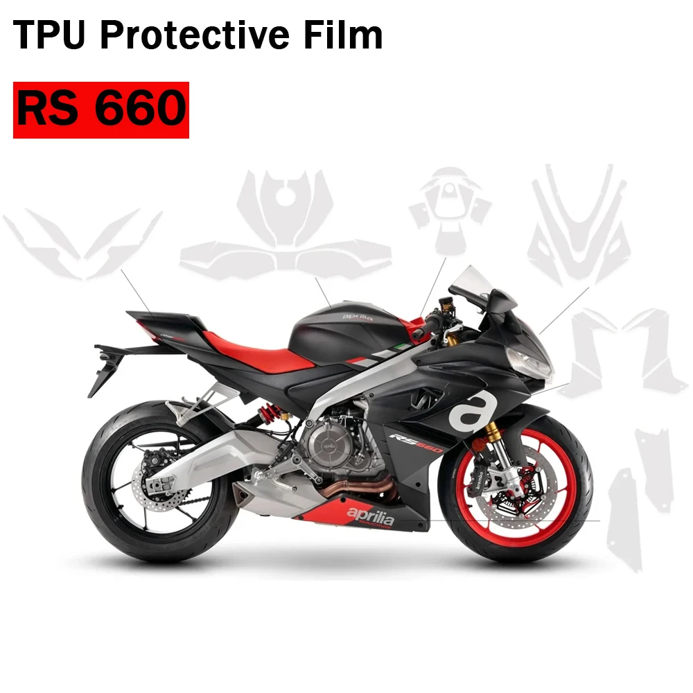 

PPF для Aprilia RS660 защитная пленка TPU прозрачная краска обтекатель RS 660 бак лобовое стекло обтекатель краска прозрачная защитная пленка