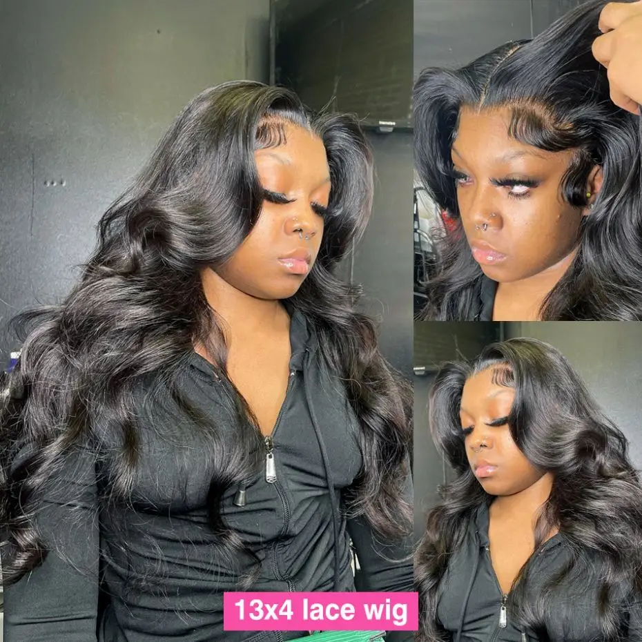 Body Wave Human Hair Lace Front Wig 30 32 34Inch 4x4 Lace Closure Wig Human Hair 13x6 HD Frontal Human Hair Lace Front Wigs