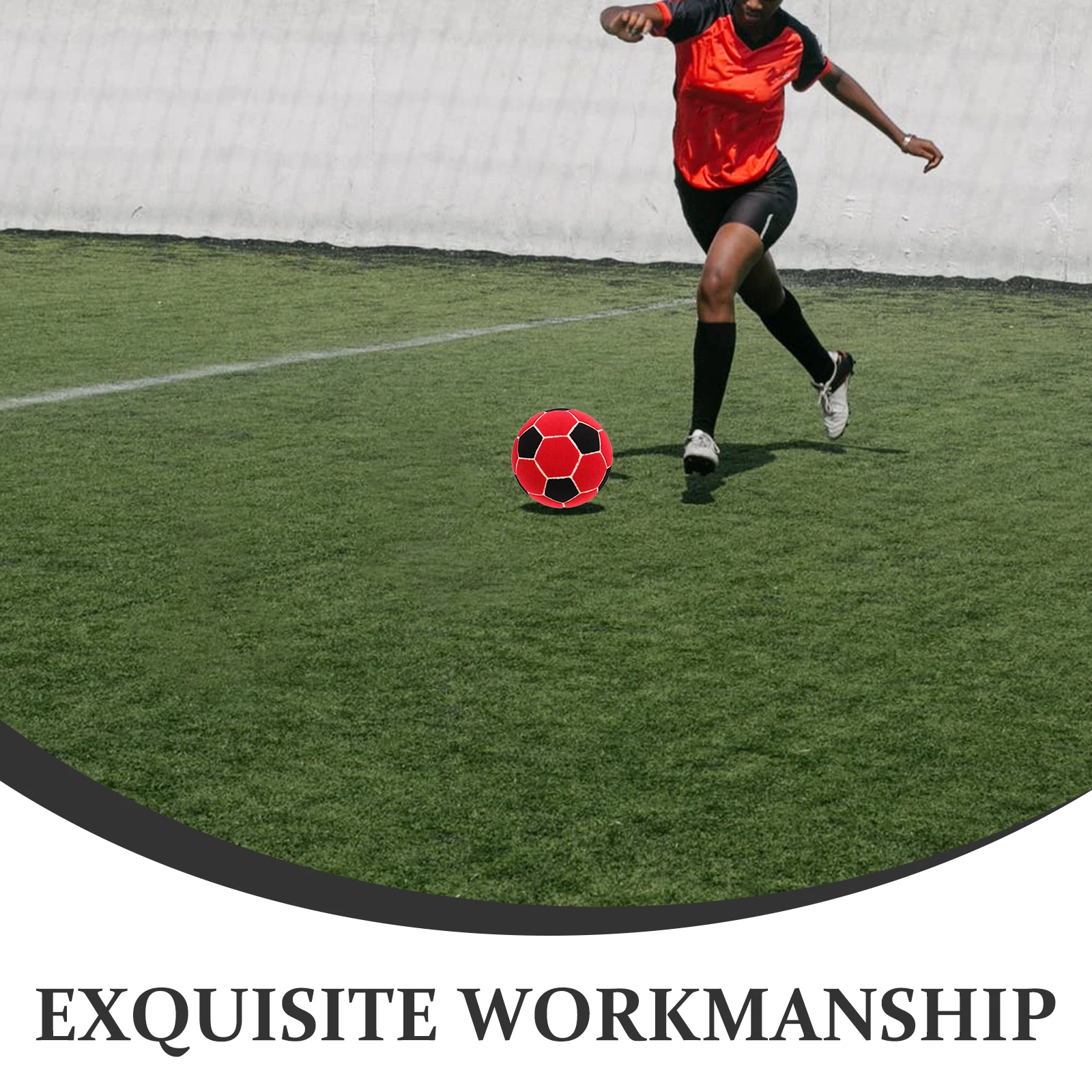 Weicher Aufblasbarer Klebriger Fußball Kleiner Tragbarer Indoor-Outdoor-Fußball für Training und Jonglieren Aufblasbare Fußballtore