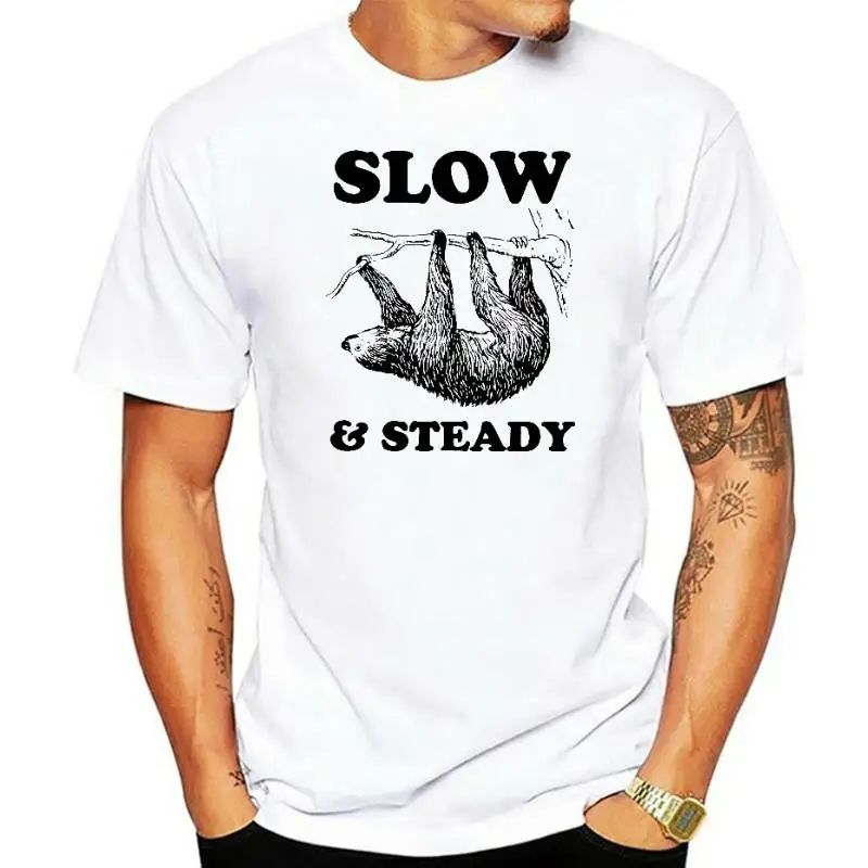 Slow And Steady T Shirt - Sloth T ShirtWomensMensLazy T ShirtCute ShirtHipsterTumblrInstagram90s Shirtmeme men t shirt